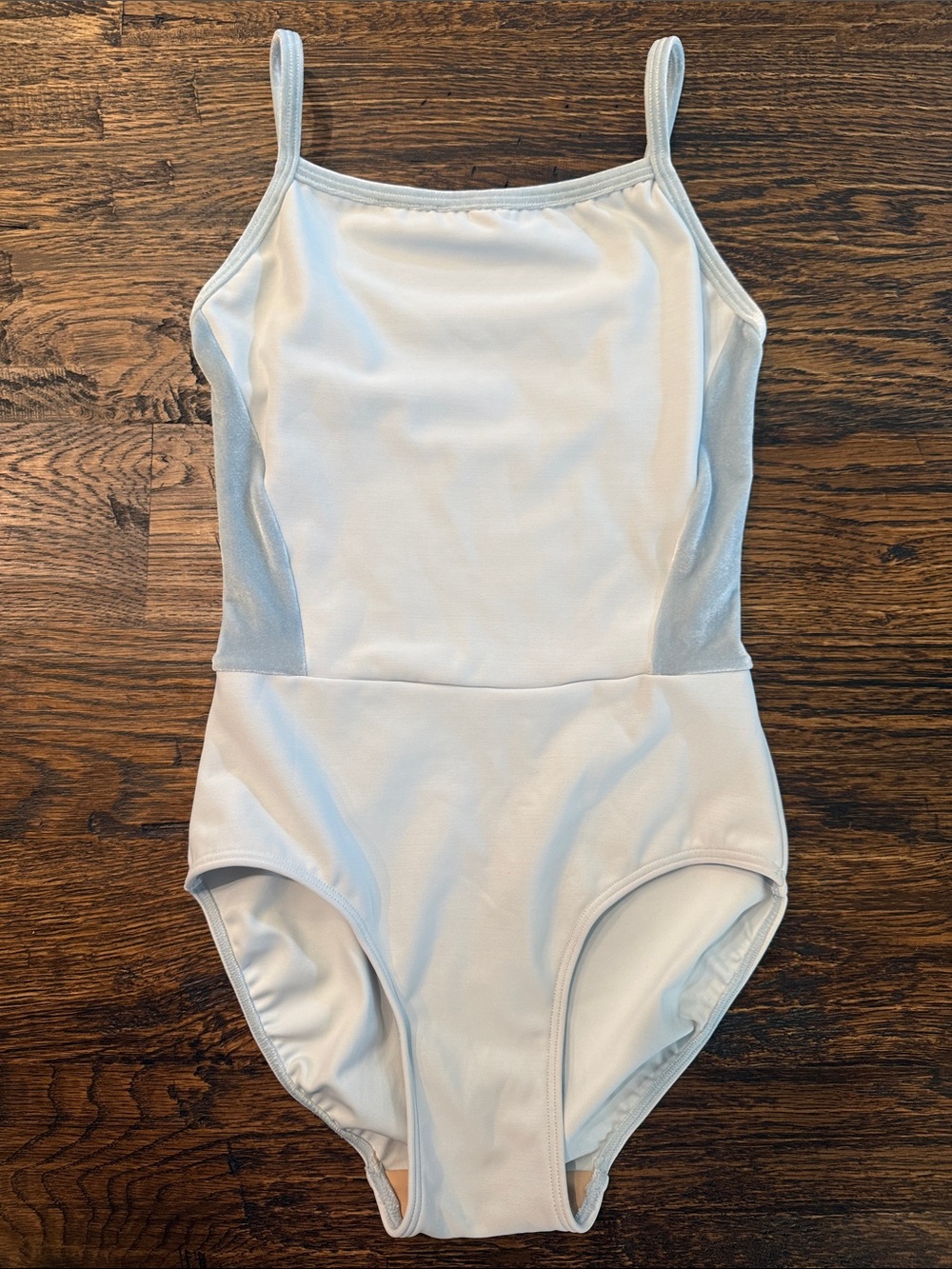 Eleve’ Alana Powder Blue Velvet Leotard